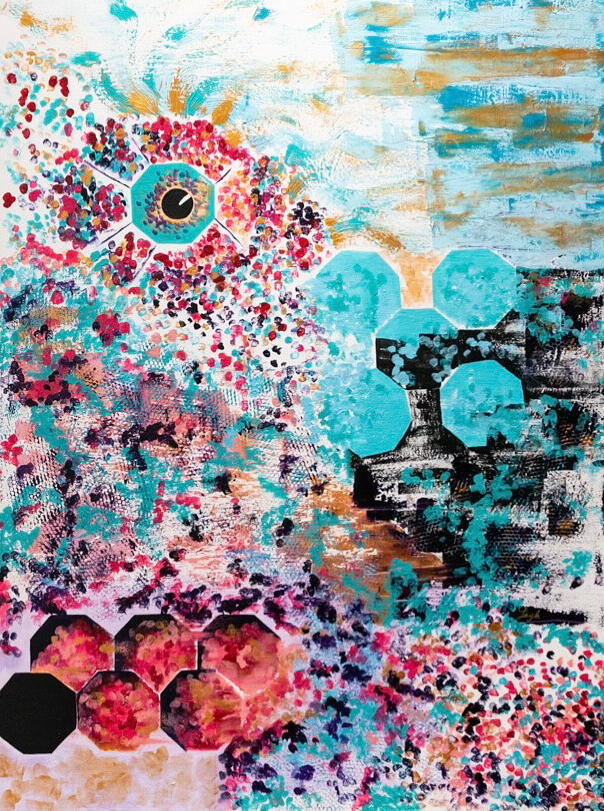 “The Dreamer” • 36” x 48” • Acrylic on gallery canvas • Artist’s Private Collection (not available for sale)